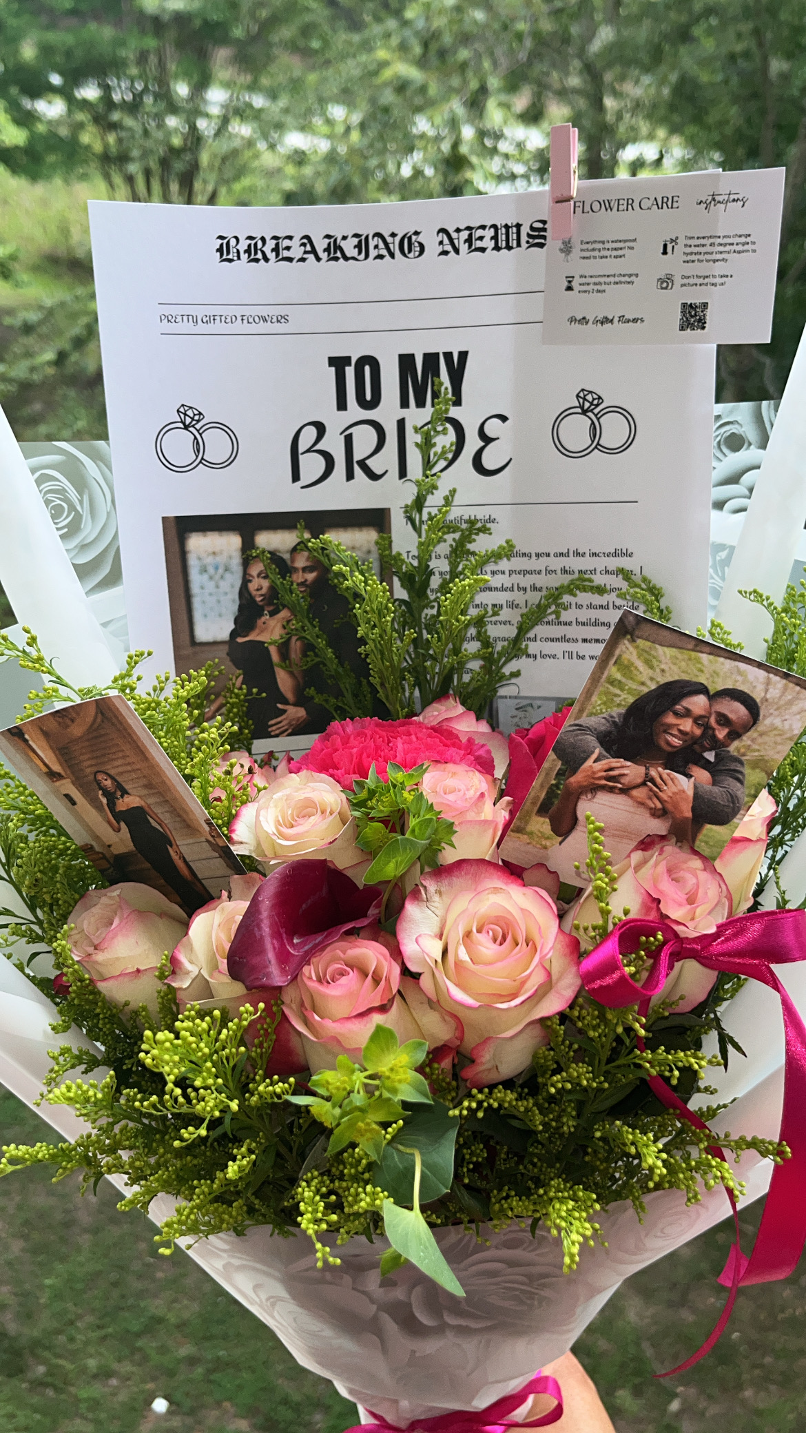 Bride-to-be bouquet
